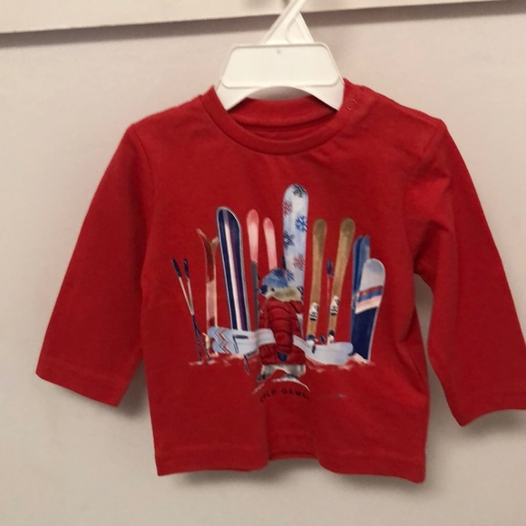 Baby boy long sleeve tee with ski graphic - Picture 5 of 7